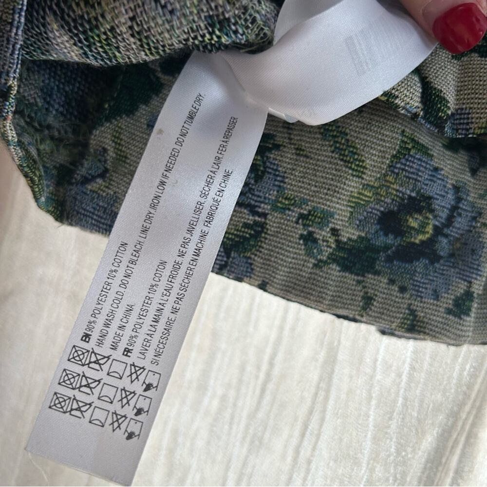 En Saison Passion Top Jacquard Cottagecore Vintage Floral Tapestry Boho NWT Sz S - Picture 6 of 6